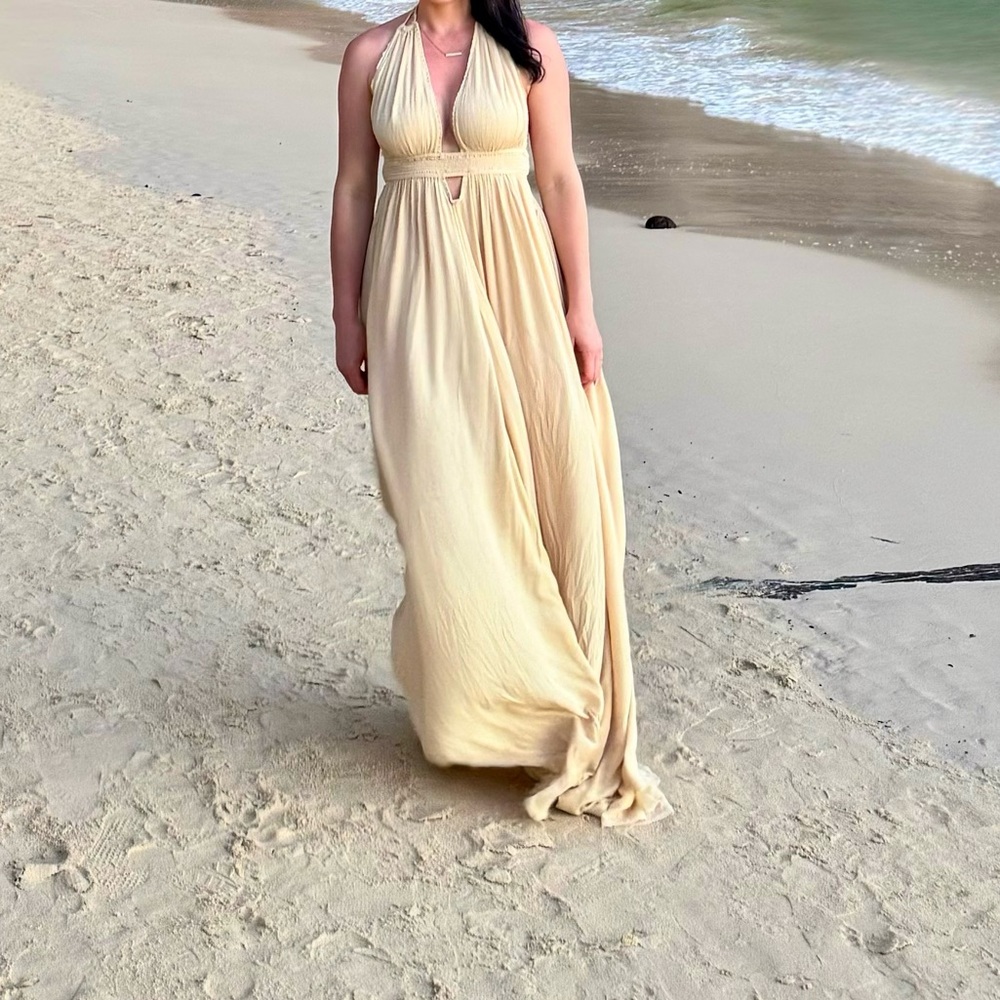 FREE PEOPLE Look Into the Sun Maxi Dress